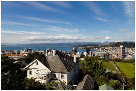 View of Wellington from top of cable car