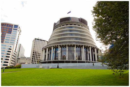 The beehive, parliament NZ