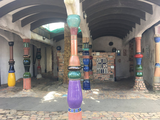 Hundertwasser toilets in Kawakawa