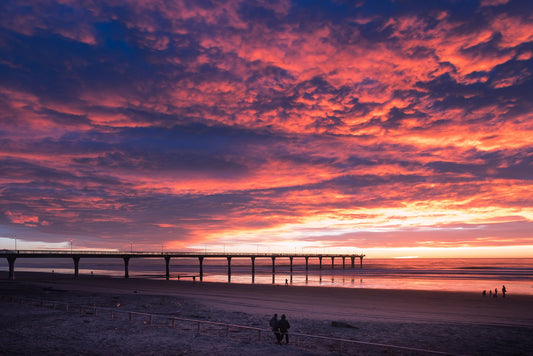 Sunrise at New Brighton Pier